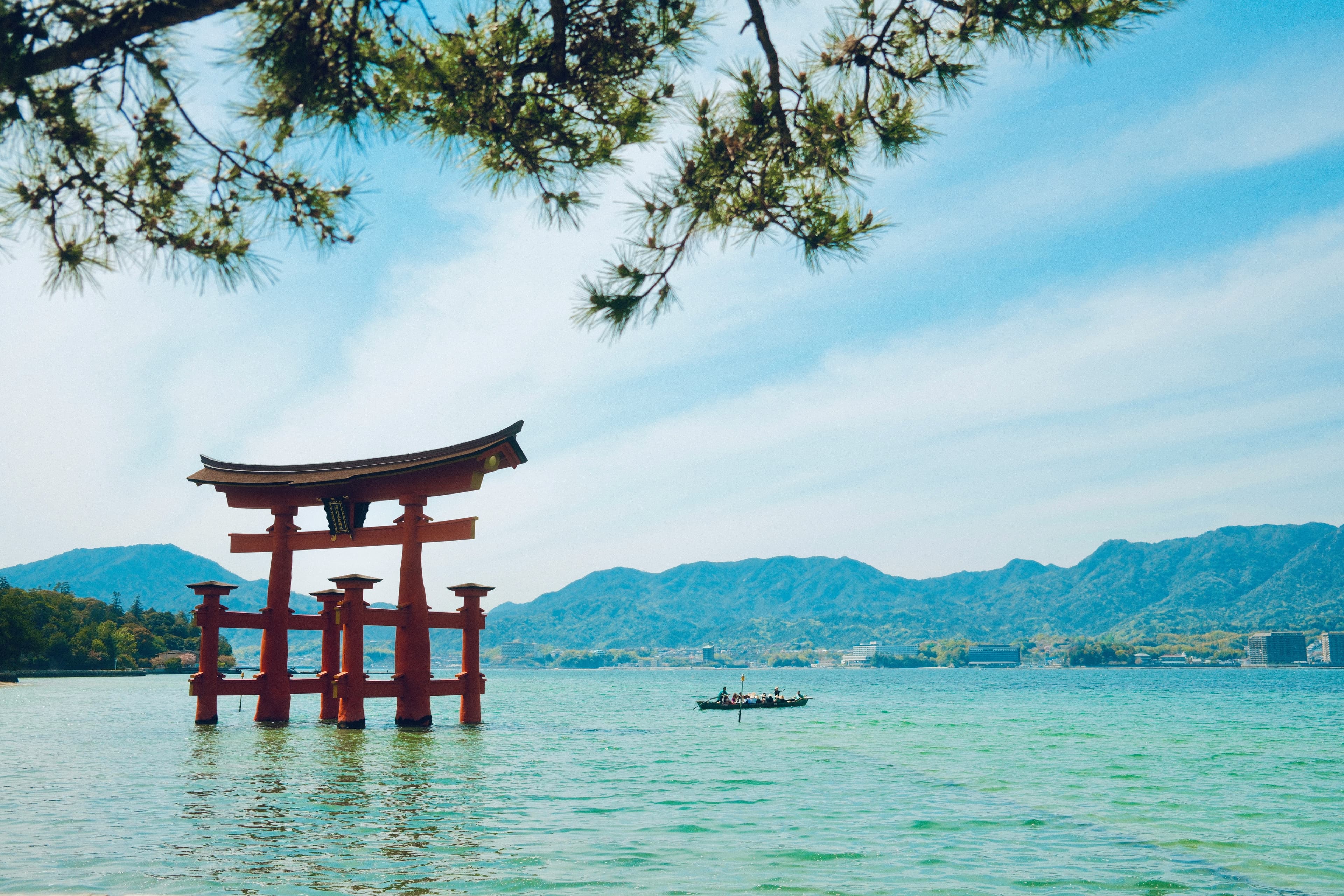 The Itsukushima Shrine Torii Gate on Miyajima Island