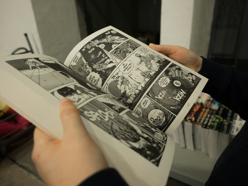 Japanese manga books with furigana for learners