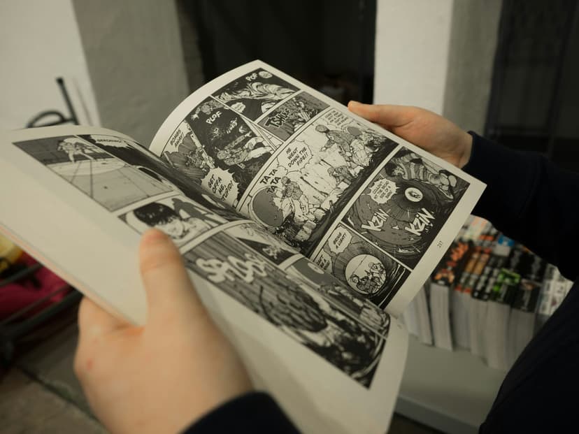 Japanese manga books with furigana for learners